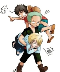 Luffy sanji and zoro