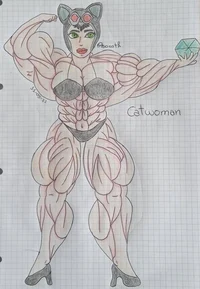Muscular Catwoman