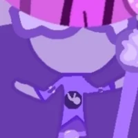 Violet cherry cookie