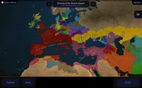 Roman Empire divided