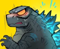 Flustered Godzilla
