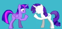 Twilight and Rarity