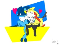 Braixen X Frogadier