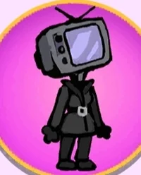 Mini tv woman