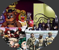 CoD MHA FNaF and Cp