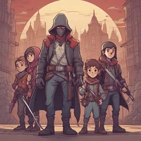 Assassin and kids 