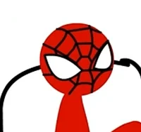 Red Stick Figure