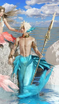 Merman cloud strife