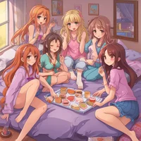 Girls sleepover
