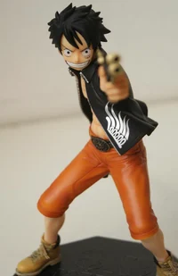 Luffy with a gun