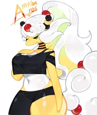 Anthro Mega Ampharos