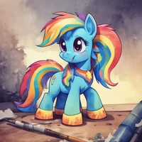 Rainbow Dash Toy