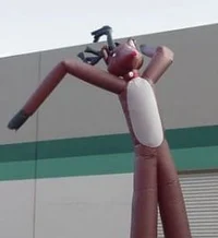 Reindeer air dancer