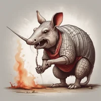 angry armadillo
