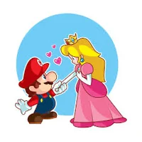 Mario and Peach