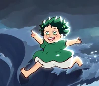 Deku Ponyo Au