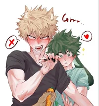 Deku and Bakugo cat