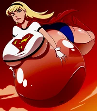 Fat super-girl