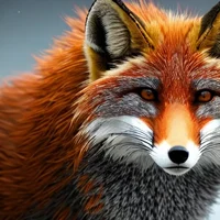 Strange fox