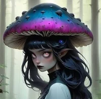 Giant Mushroom Girl 