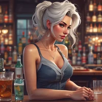 Female Bartender