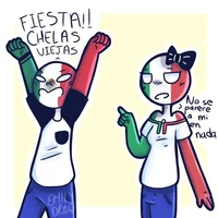 Mexico and Italy 