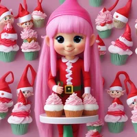 Cupcake Elf Girl