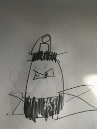 Evil Black Paint Can