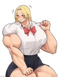 Buff highschool gal