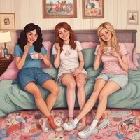 Lesbian Sleepover RP