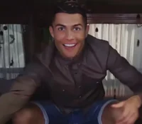 C ronaldo in a van