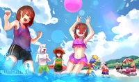 Undertale beach time
