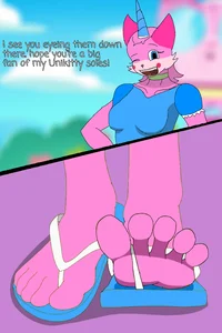 Feet dere Unikitty