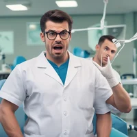 Angry dentist