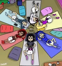 The diaper sleepover