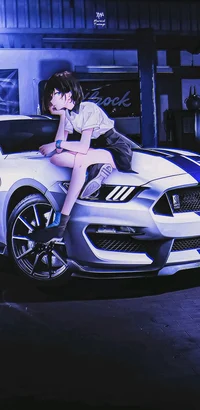 Anime Tyan Car