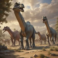 Argentinosaurus herd
