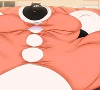 Obese housewife