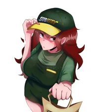 Subway worker gf