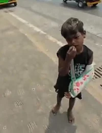 Indian Beggar Kid