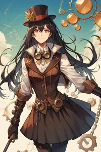 Steampunk girl