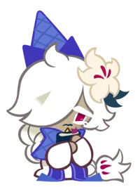Young white lily