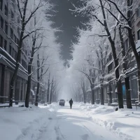 Border of north town