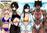 Muscle Girls Beach