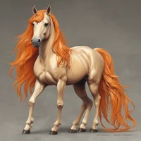 Orange Pony Lady 