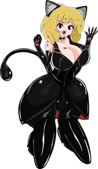 Lola Cat Rubber Doll