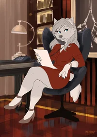 Furry Business Woman