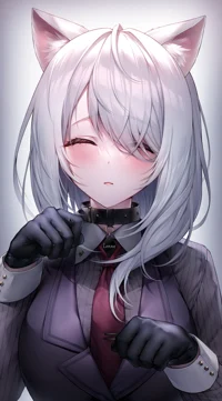 Una chica    mascota