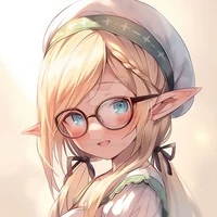 Cute anime elf