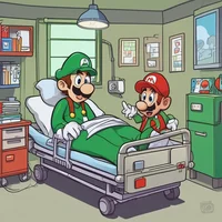 Luigi gets aids